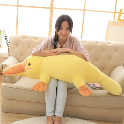 BowLift | Yellow Kawaii Long Snuggly Platypus Plushie