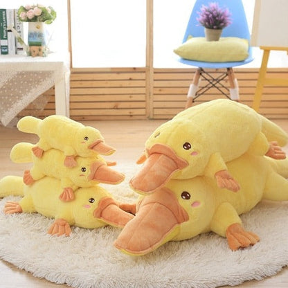 BowLift | Yellow Kawaii Long Snuggly Platypus Plushie