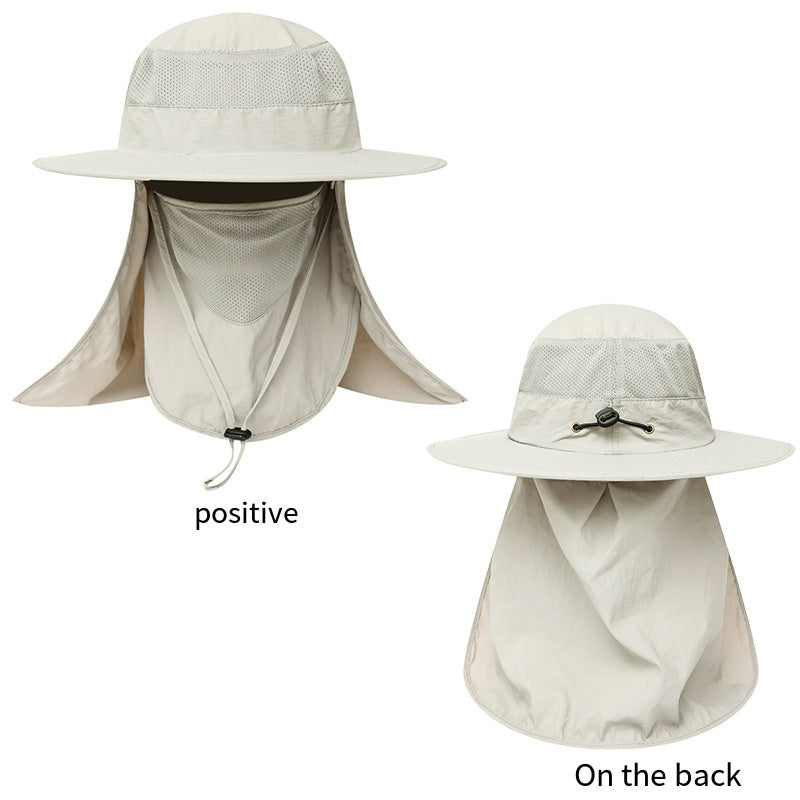 BowLift | Outdoor Neck & Face Sun Protection Wide Brim Hat