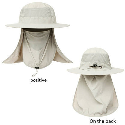 BowLift | Outdoor Neck & Face Sun Protection Wide Brim Hat