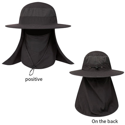 BowLift | Outdoor Neck & Face Sun Protection Wide Brim Hat