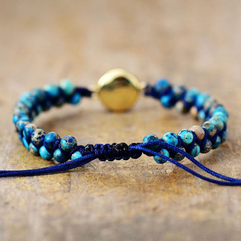 Ocean-Inspired Opal & Jasper Bracelet - Thalassa Collection Skanto