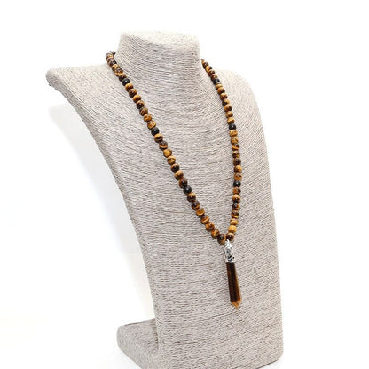 Selene Onyx Mala Necklace - A Touch of Elegance Bowlift