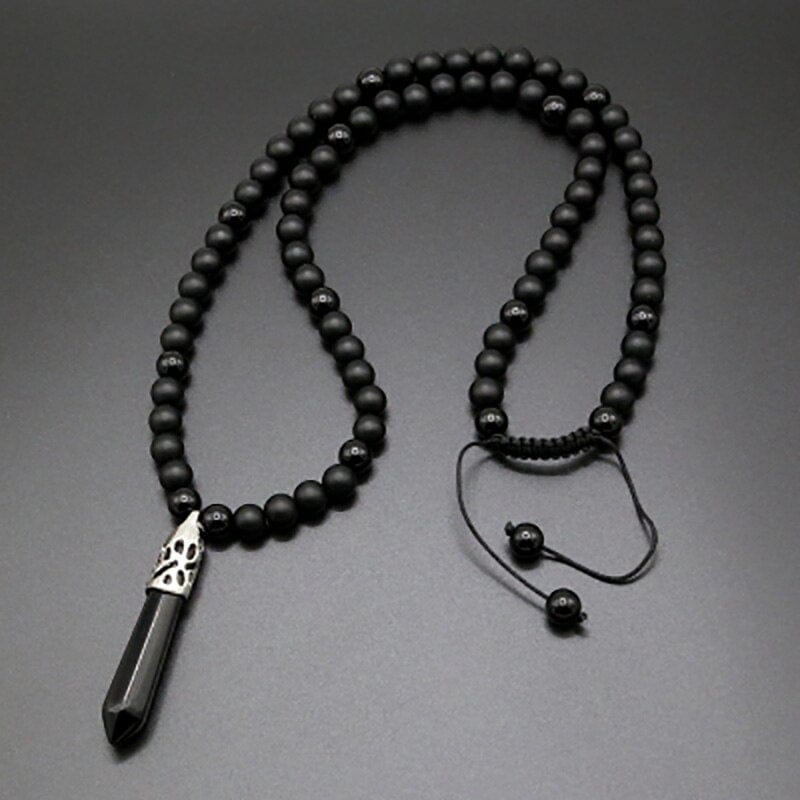 Selene Onyx Mala Necklace - A Touch of Elegance Bowlift