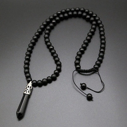 Selene Onyx Mala Necklace - A Touch of Elegance Bowlift