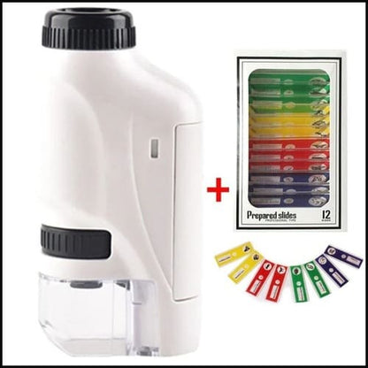 Skanto | KiddyScope™ Portable Pocket Microscope with Adjustable 60-120x Zoom