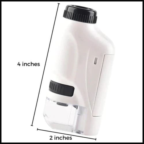 Skanto | KiddyScope™ Portable Pocket Microscope with Adjustable 60-120x Zoom
