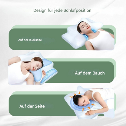 Skanto | RelaxNeck Ergonomic Memory Foam Pillow – Neck and Back Support