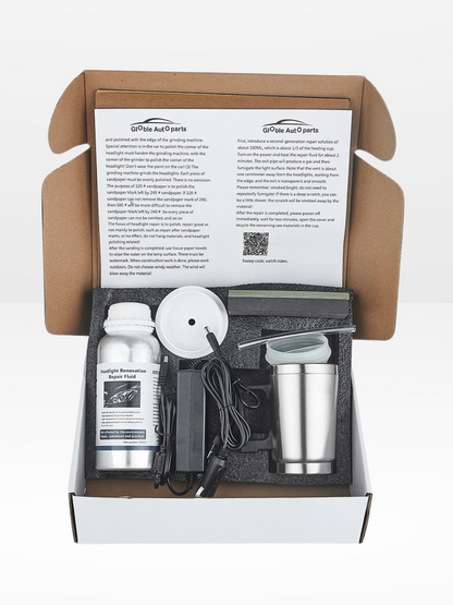 Skanto | Headlight Restoration Kit | ClearVision | Car Headlight Repair and Polishing System