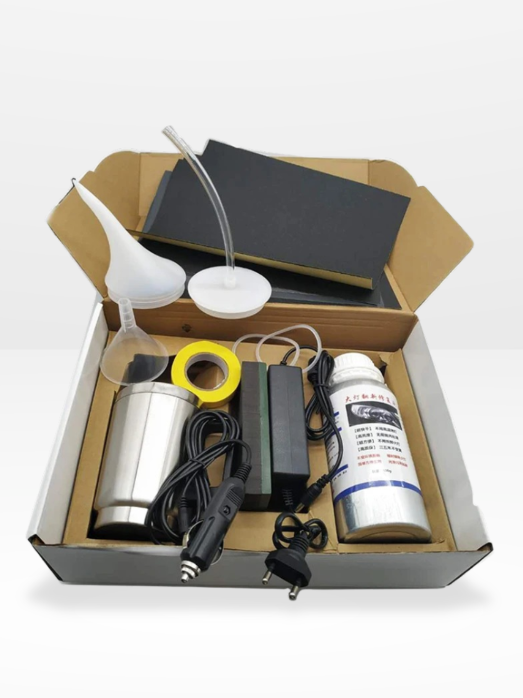 Skanto | Headlight Restoration Kit | ClearVision | Car Headlight Repair and Polishing System