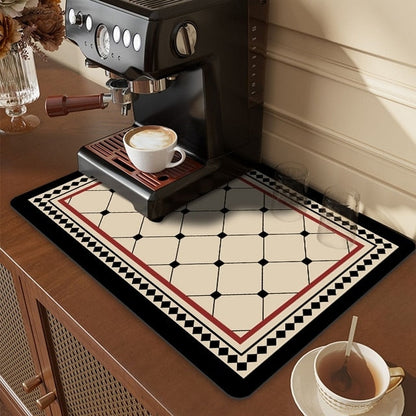 Kitchen Drain Pad Absorbent Drying Mat Countertop Protector Placemat | Bowlift