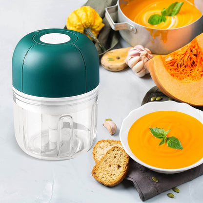 ChopEase Electric Garlic Press – USB Rechargeable – Compact & Powerful – 250ml | Kalsten