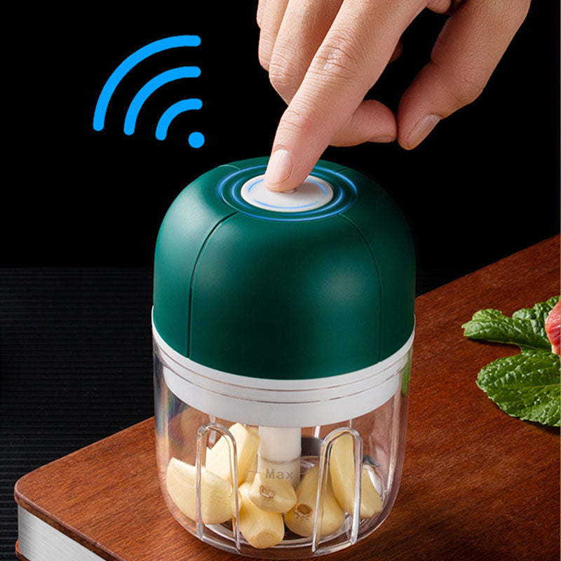 ChopEase Electric Garlic Press – USB Rechargeable – Compact & Powerful – 250ml | Kalsten