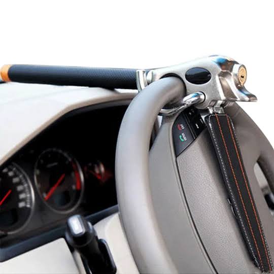 Adjustable Steering Wheel Lock with Triple Locking – Strong Anti-Theft Protection | Karnz