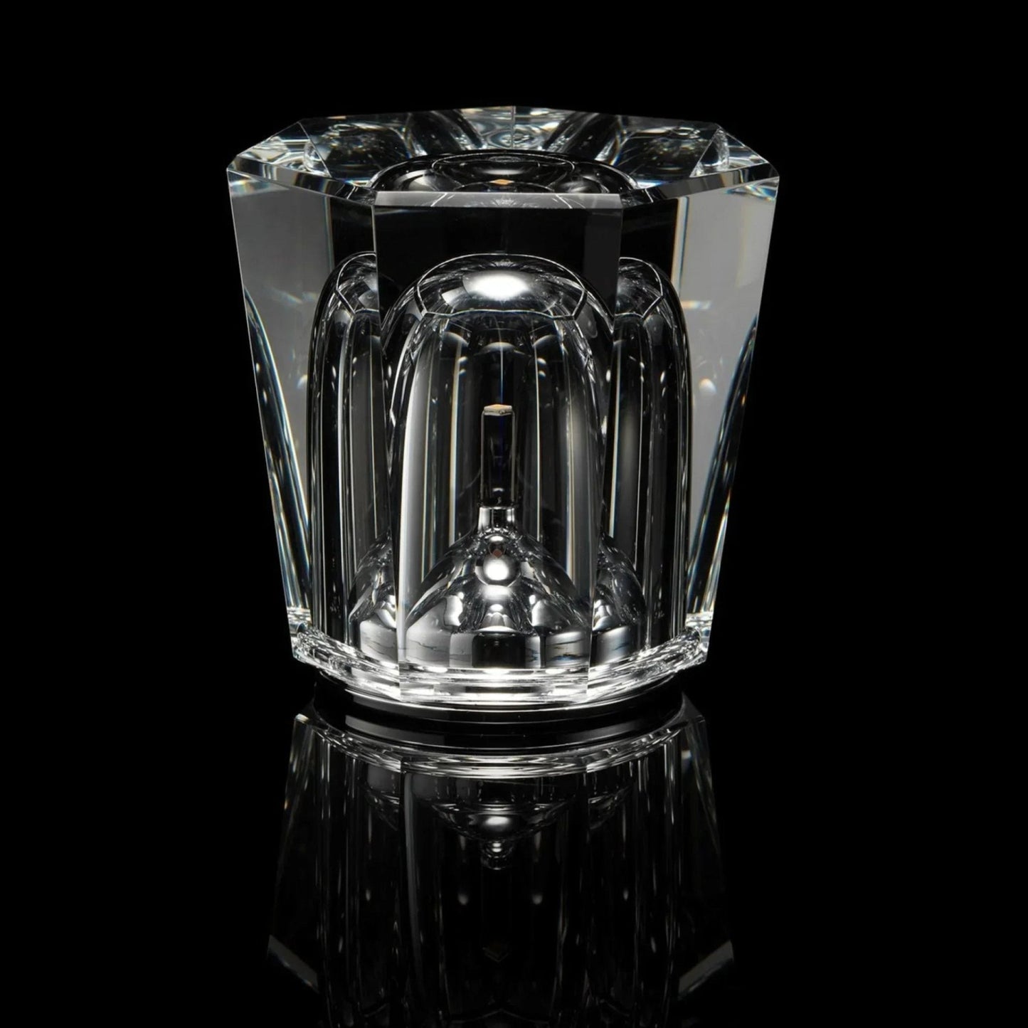 BowLift | Crystal Table Lamp VÉLORIA | Diamond Look & 360° Light Play | Wireless & USB Rechargeable | Up to 12 hrs. Light Duration