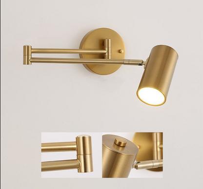 Telescopic Swiveling Wall Light – Modern LED Lighting for Flexible Room Design | Brehn