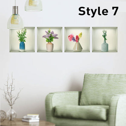 Skanto | Self-Adhesive 3D Plant Wall Stickers