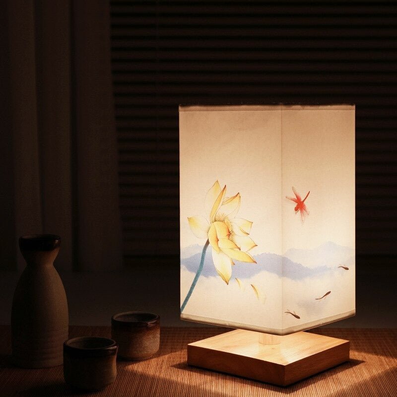 BowLift | Paper Table Lamp | Japanese Scandinavian Style | Warm Light