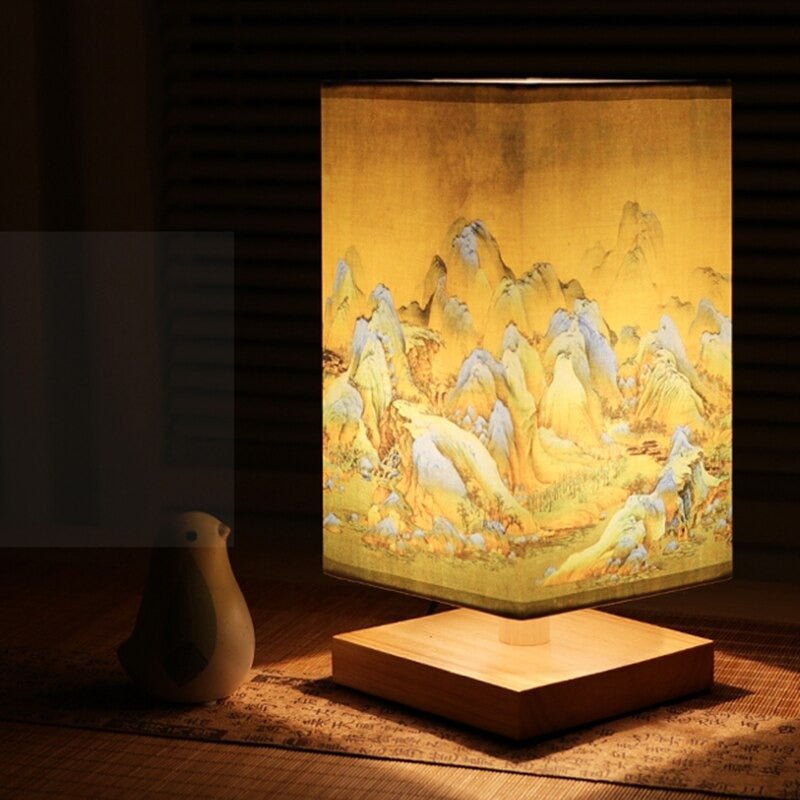 BowLift | Paper Table Lamp | Japanese Scandinavian Style | Warm Light