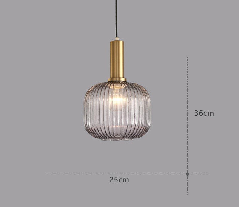 Skanto | Retro Glass Pendant Lamp - ColorVibe