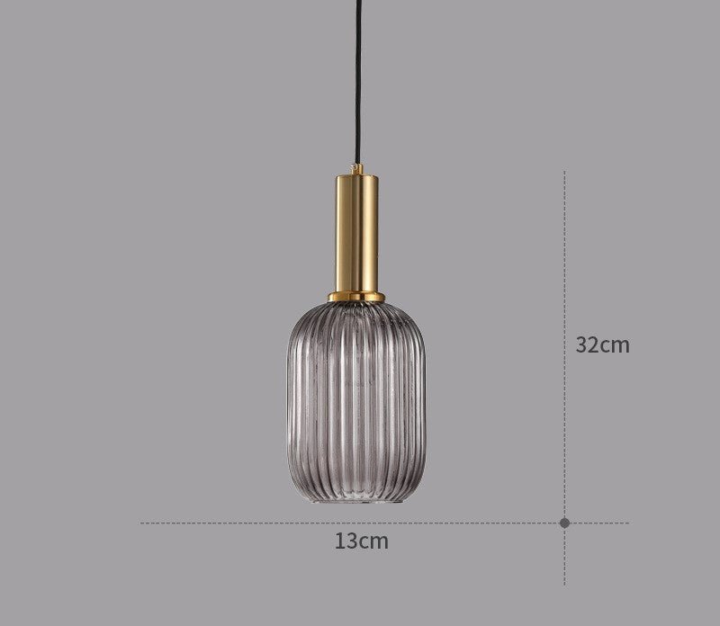 Skanto | Retro Glass Pendant Lamp - ColorVibe