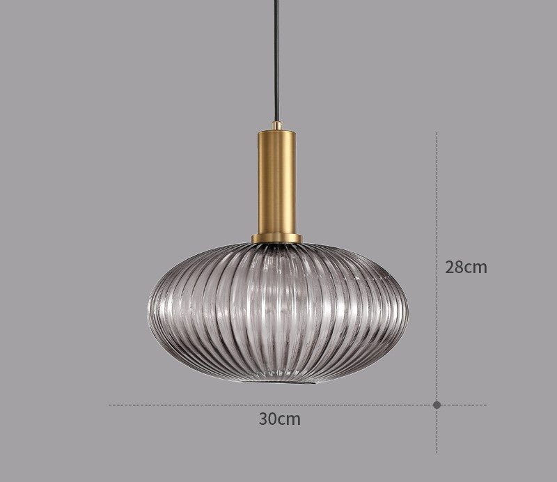 Skanto | Retro Glass Pendant Lamp - ColorVibe