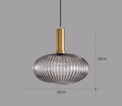 Skanto | Retro Glass Pendant Lamp - ColorVibe