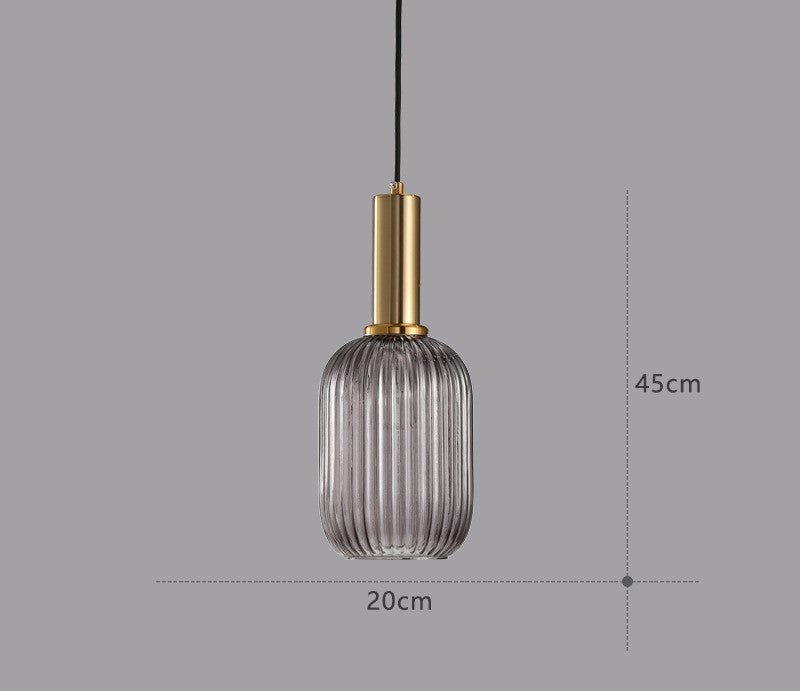 Skanto | Retro Glass Pendant Lamp - ColorVibe