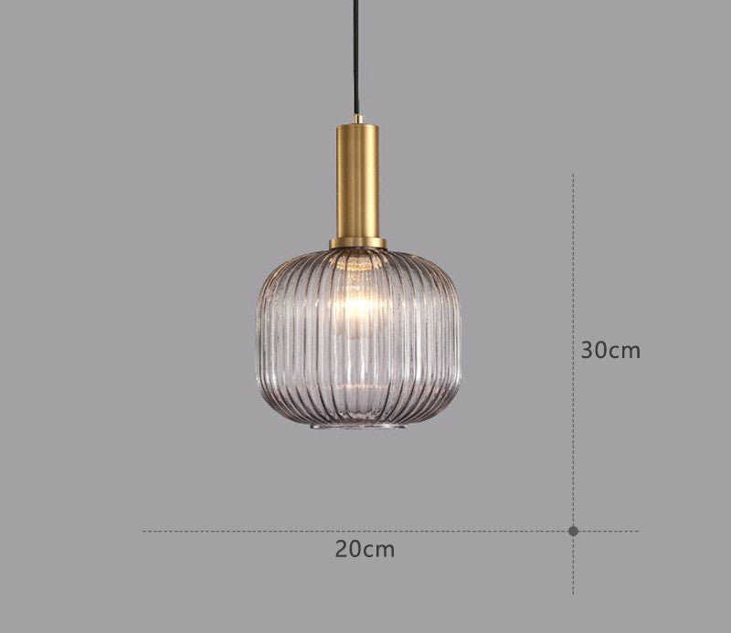 Skanto | Retro Glass Pendant Lamp - ColorVibe