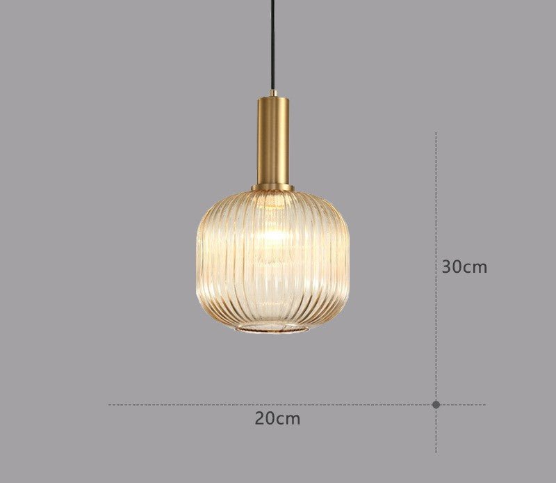 Skanto | Retro Glass Pendant Lamp - ColorVibe