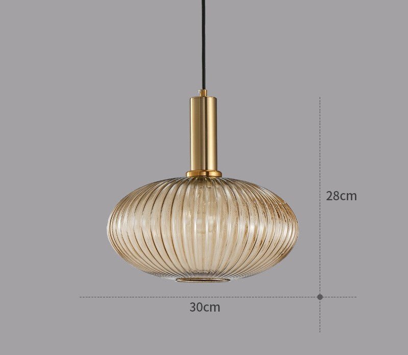 Skanto | Retro Glass Pendant Lamp - ColorVibe