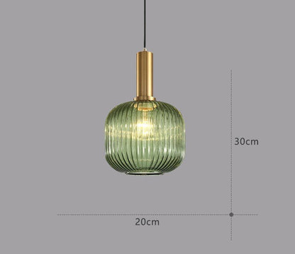 Skanto | Retro Glass Pendant Lamp - ColorVibe