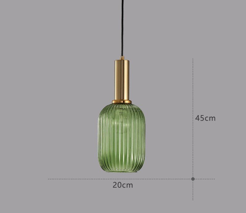 Skanto | Retro Glass Pendant Lamp - ColorVibe