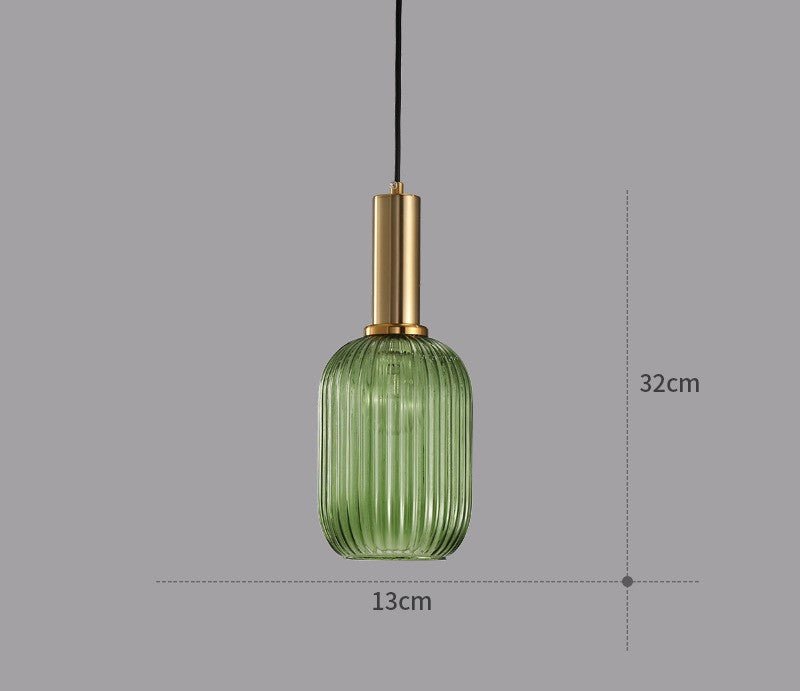 Skanto | Retro Glass Pendant Lamp - ColorVibe