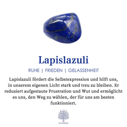 Skanto | Orion Spiritual Necklace with Tiger's Eye & Lapis Lazuli – Men's Rosary