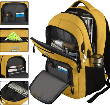 Slim Anti-Theft Laptop Backpack with USB Charging Port | Bowlift