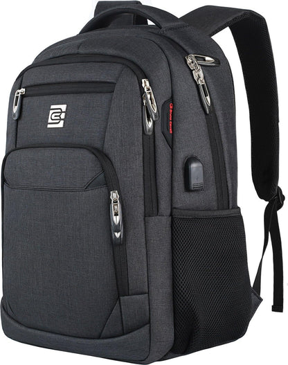 Slim Anti-Theft Laptop Backpack with USB Charging Port | Bowlift