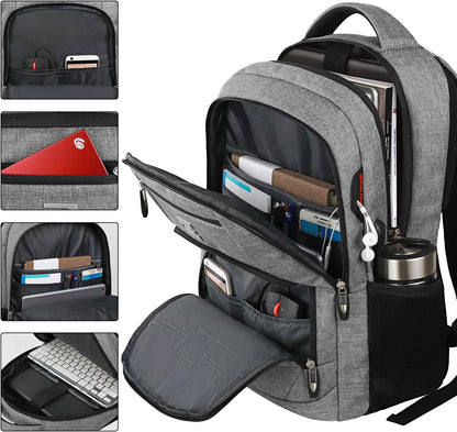 Slim Anti-Theft Laptop Backpack with USB Charging Port | Bowlift