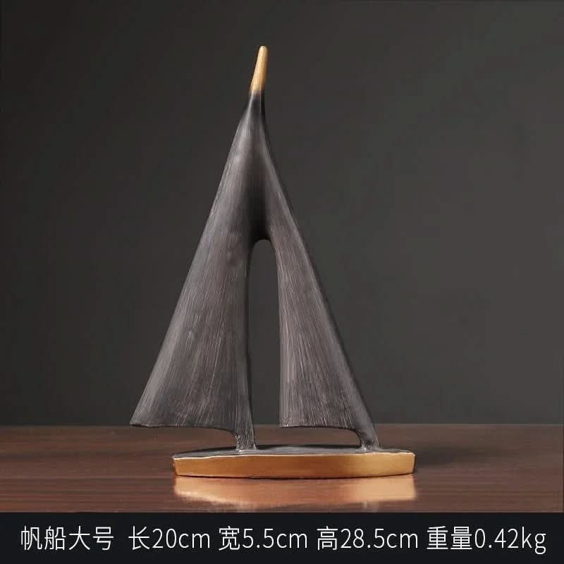 Skanto | Minimalist Decorative Sailboat Ornament for Home Decor