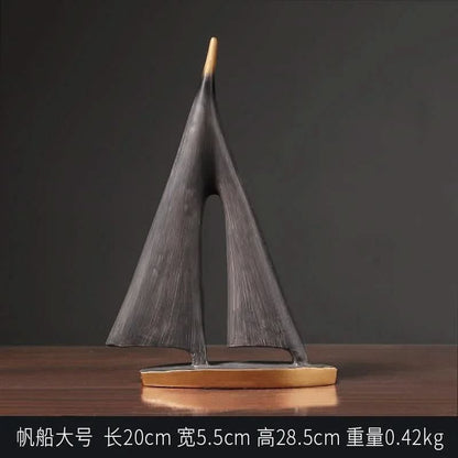 Skanto | Minimalist Decorative Sailboat Ornament for Home Decor