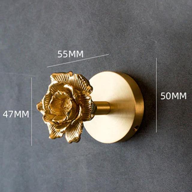 Golden Brass Wall Hooks – Handmade Animal Designs for Stylish Wall Decoration | Kalsten