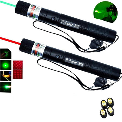 High-performance laser pointer 303 | Powerful green beam for long distances | Brehn