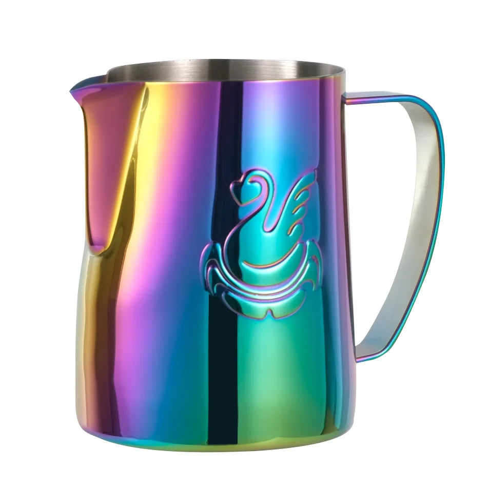 Latte Art Milk Jug Swan Spout Espresso Frothing Stainless steel Pitcher | Bowlift