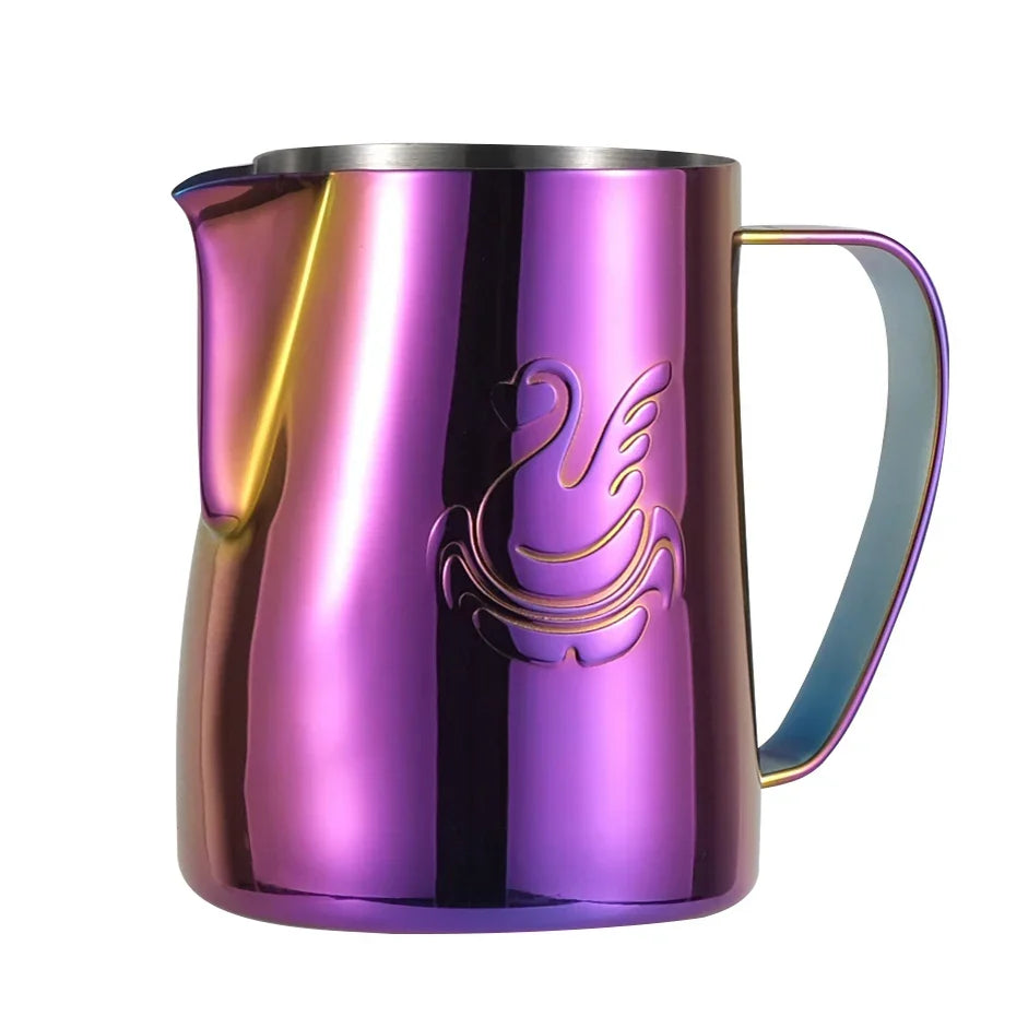Latte Art Milk Jug Swan Spout Espresso Frothing Stainless steel Pitcher | Bowlift