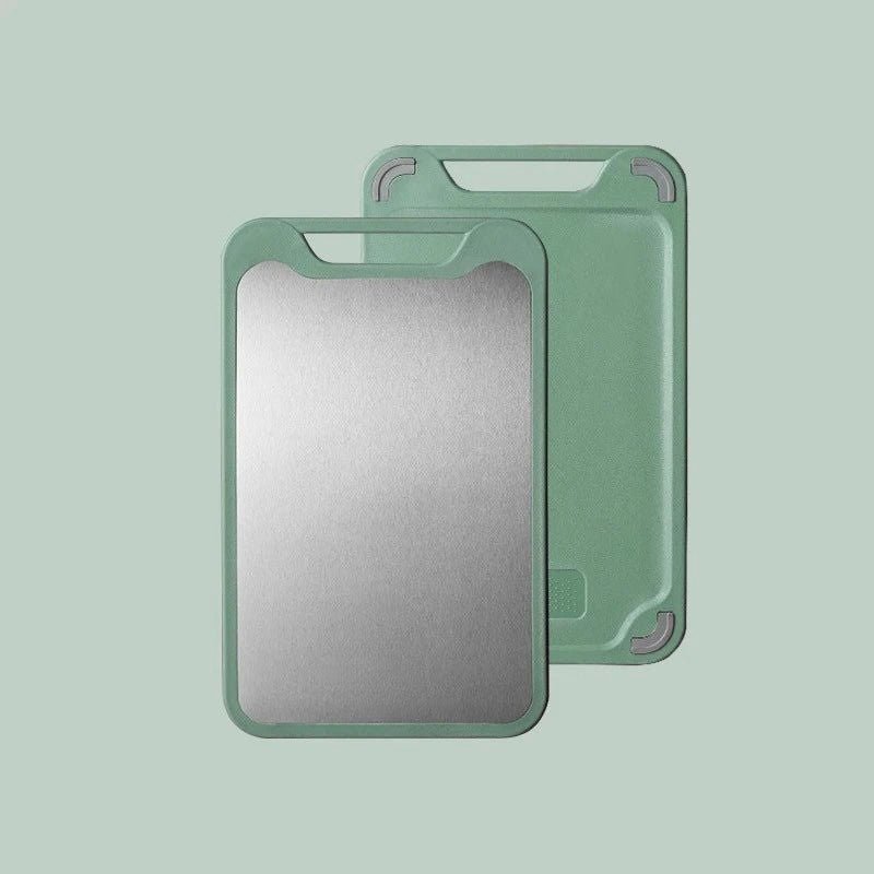 Skanto | Lattea – Double-Sided Stainless Steel Cutting Board with Non-Stick Surface