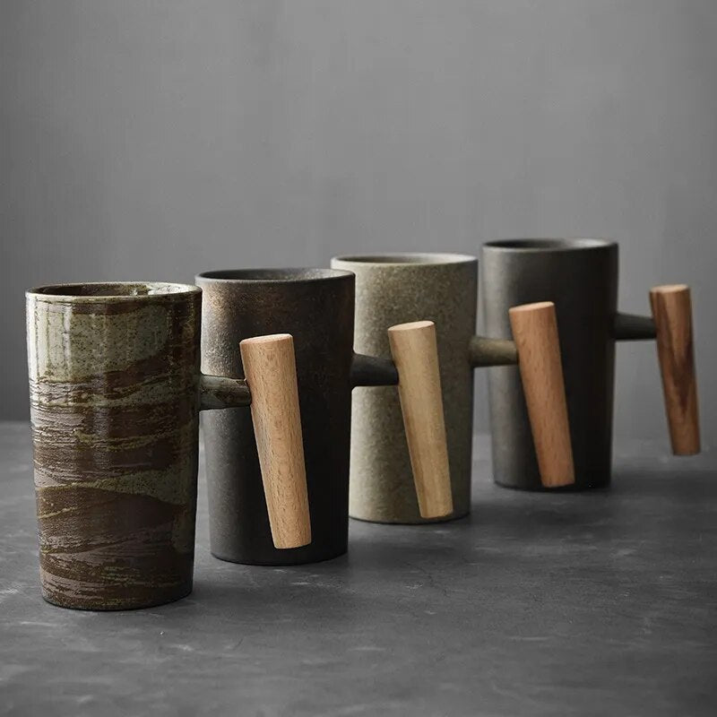 BowLift | LATTECRAFT – Nordic Earth Latte Cups Handmade Ceramic Coffee Mugs with Ergonomic Grip