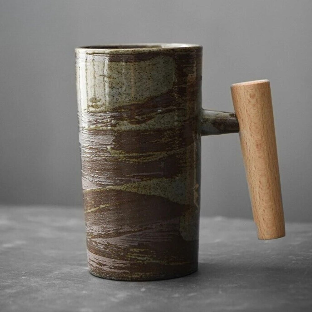 BowLift | LATTECRAFT – Nordic Earth Latte Cups Handmade Ceramic Coffee Mugs with Ergonomic Grip