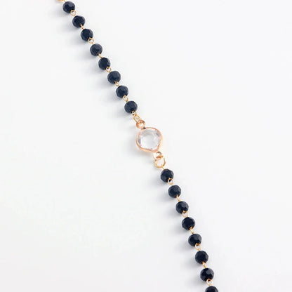 BowLift | Layered Black Crystal Necklace
