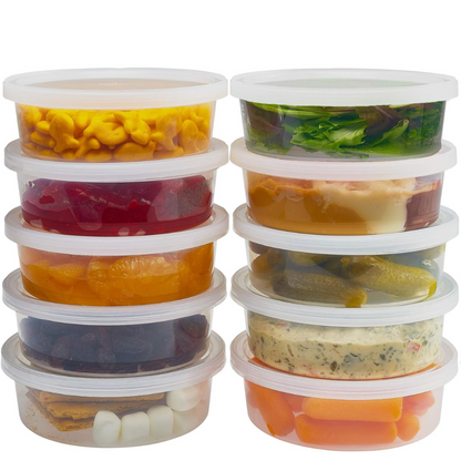 Frendorf | Leak-Proof Deli Containers with Lids – 30 Pieces