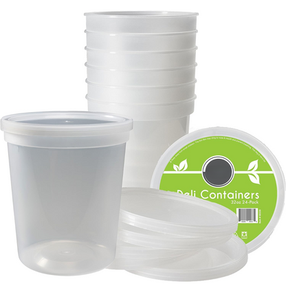 Frendorf | Leak-Proof Deli Containers with Lids – 30 Pieces